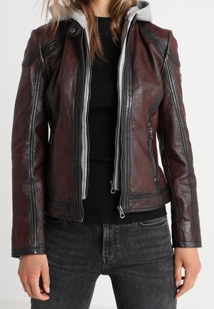 Leren jas - red