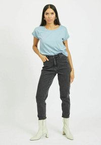 VILA VIDREAMERS NEW NOOS - Lihtne T-särk - ashley blue