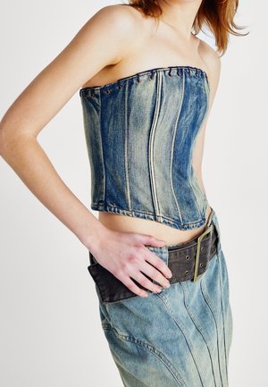 Top - blue denim