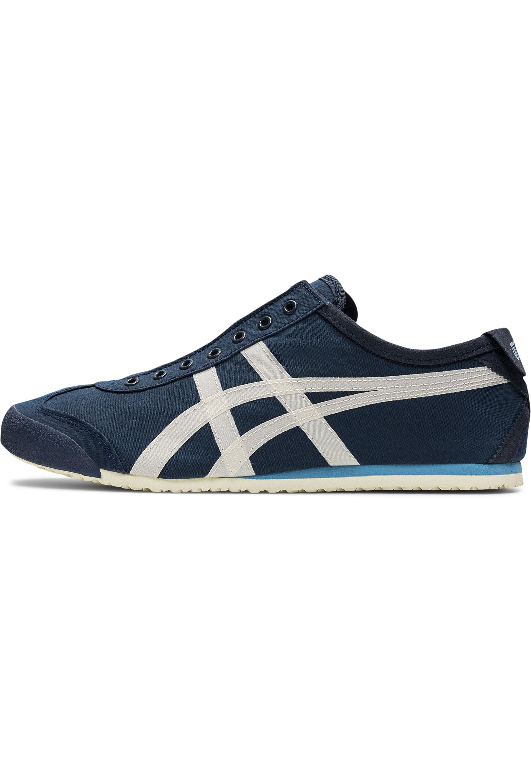 Onitsuka Tiger Mexico 66 Slip On Trainers Iron Navy Birch Royal Blue Zalando De