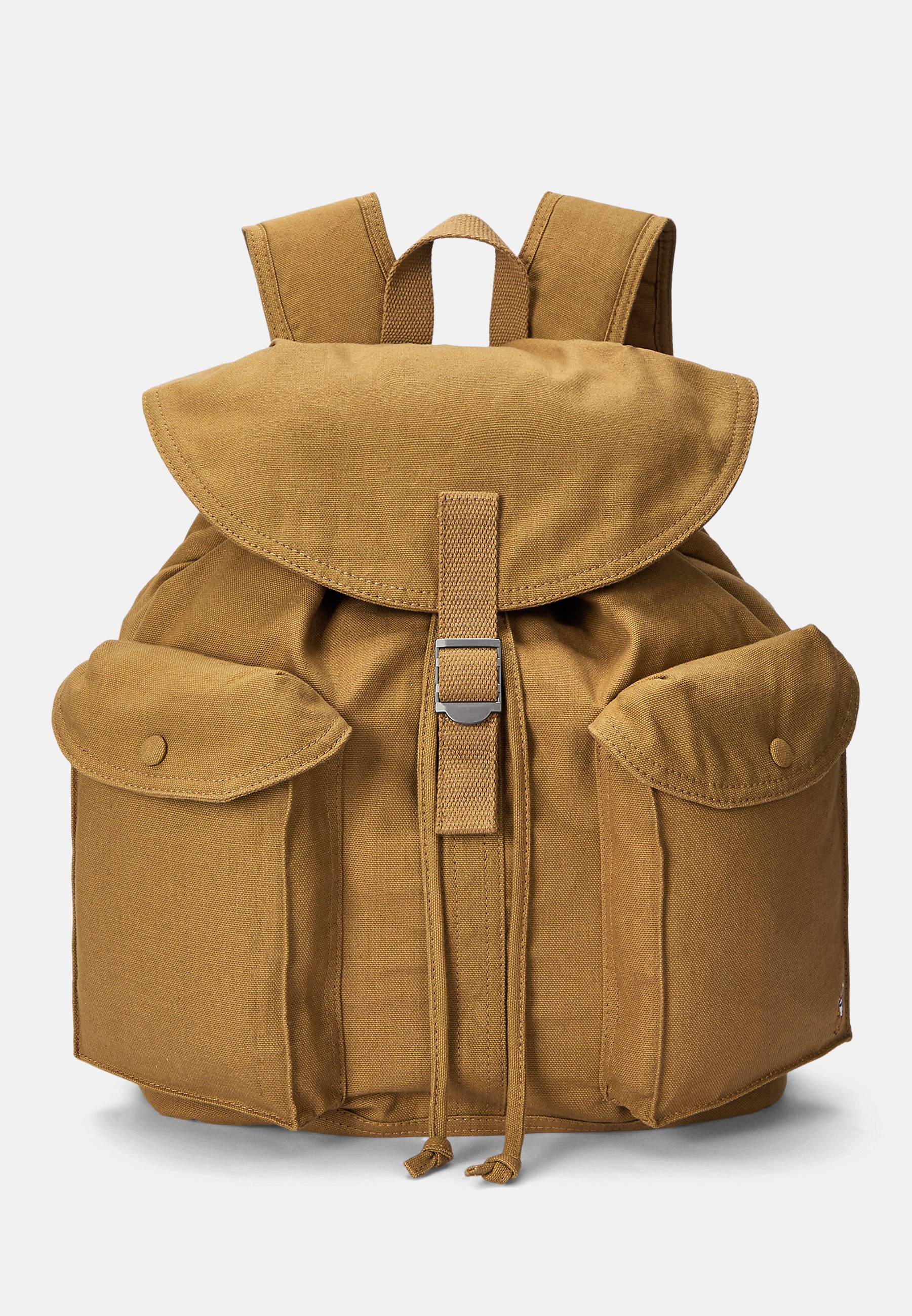 Polo Ralph Lauren FLAP TOP CANVAS BACKPACK - Rucksack - rustic tan 
