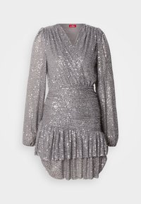 DRESS - Koktélruha / Partiruha - dark silver-coloured