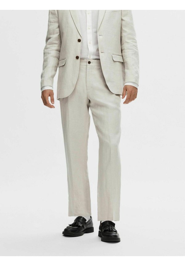 REGULAR FIT  - Trousers - sand