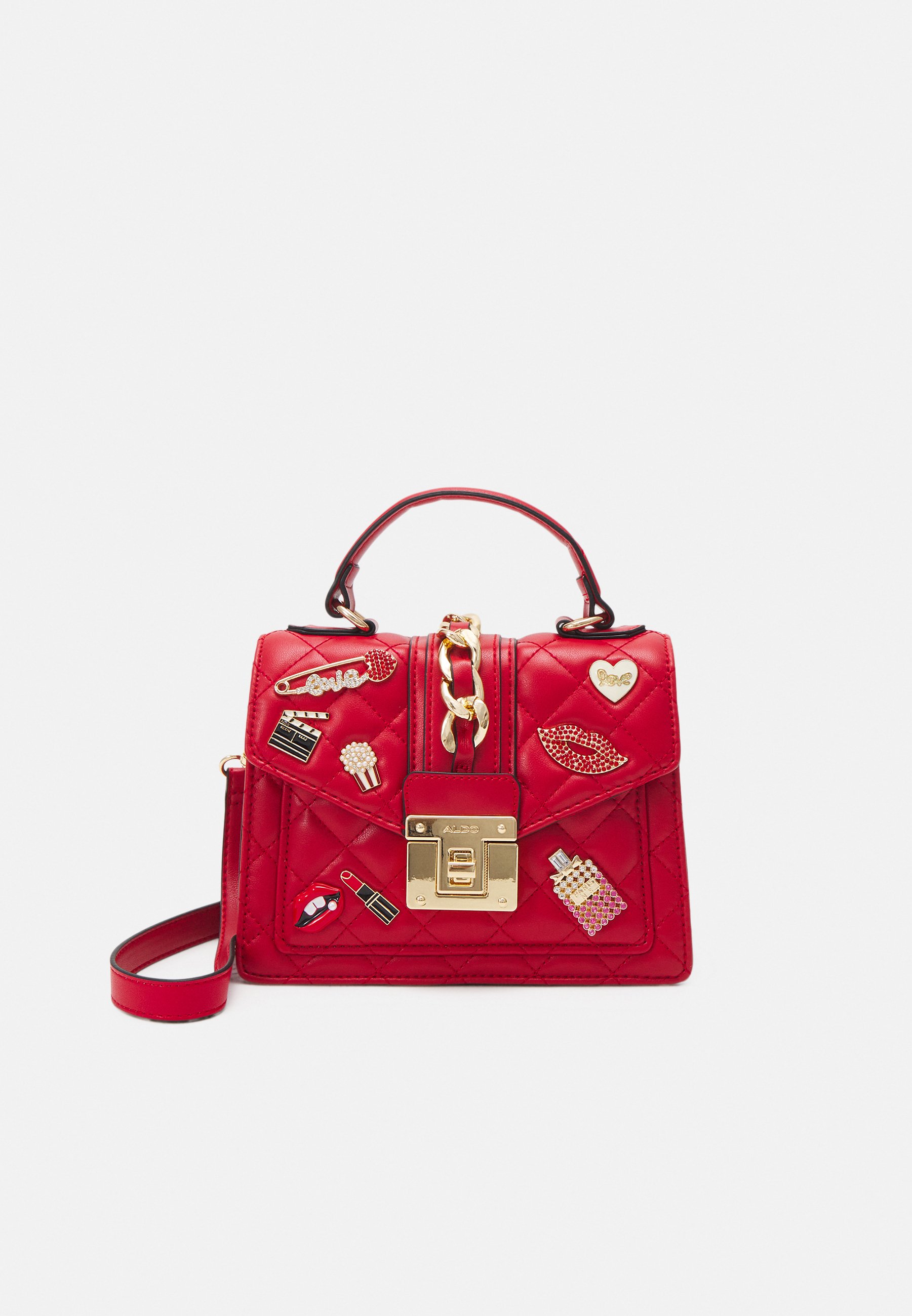 ALDO LOVELLA - Borsa a mano - red with light gold/rosso - Zalando.it