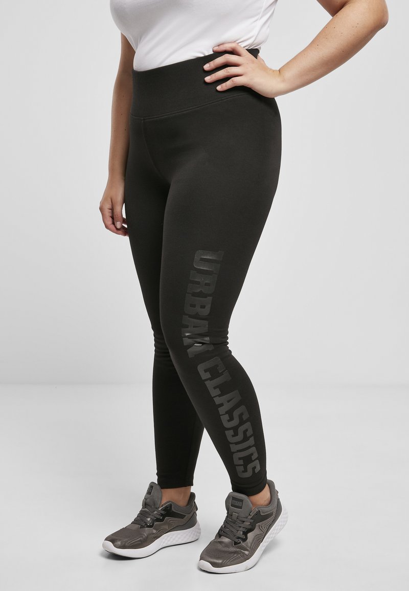 Urban Classics - Leggings - Hosen - black/black, Vergrößern