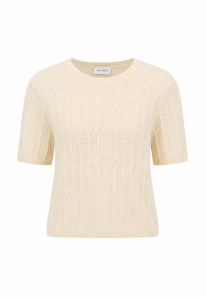 OH APRIL, AMORA KNIT T-SHIRT - Μπλουζάκι με στάμπα - off white