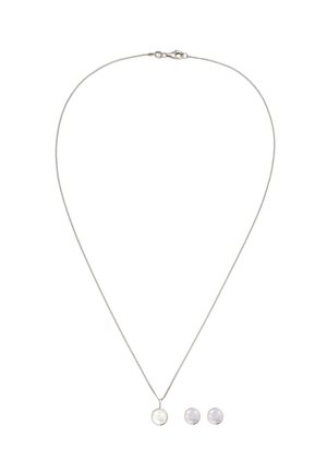 SET MONDSTEIN - Ohrringe - silver-coloured