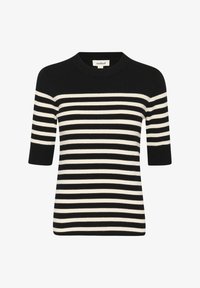 Valitud, black with white stripe