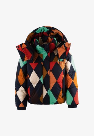 Gosoaky, CRABBIE PATTIE. UNISEX - Winter jacket - rainbow argyle