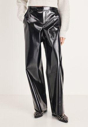 STRAIGHT TROUSERS - Pantalon classique - black
