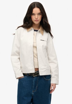 Superdry COLLAR RANCH - Let jakke / Sommerjakker - off white