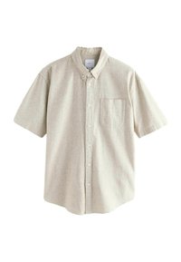 REGULAR FIT -  SHORT SLEEVE  COLLAR  - Vapaa-ajan kauluspaita - neutral