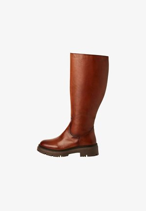 Marco Tozzi Bottes à plateau - cognac