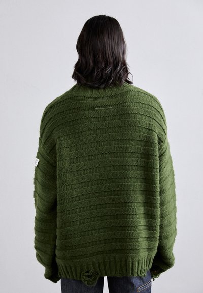 MM6 Maison Margiela Stickad tröja - kaki