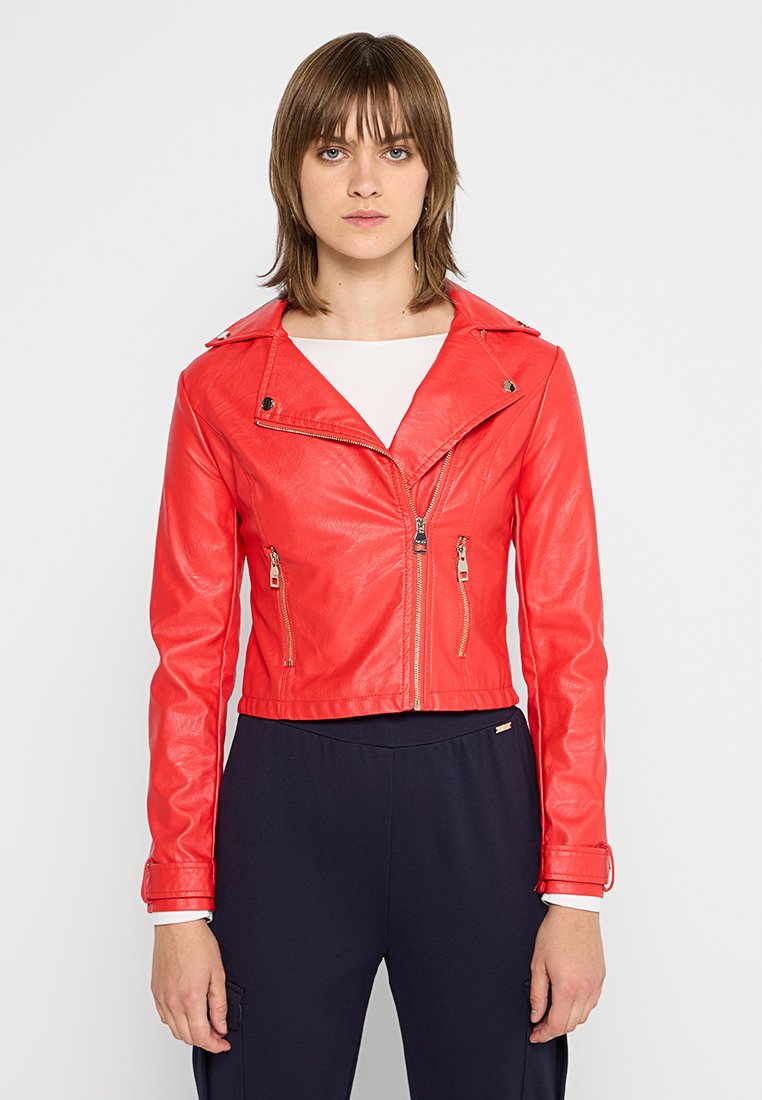 Gaudi Imitatieleren jas rood Gaudi Imitatieleren jas rood