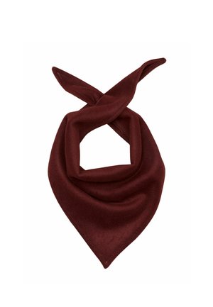 Friends Like These, TRANGLE BANDANA SCARF - Schal - burgundy red