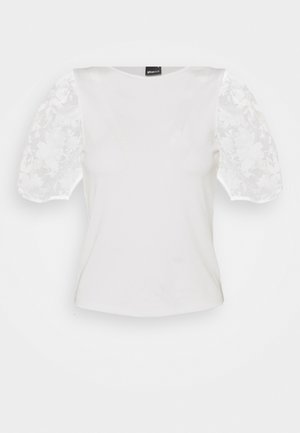 POLLY TOP - T-shirt print - offwhite