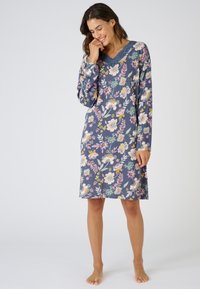 Damart Camicia da notte - gris fleuri