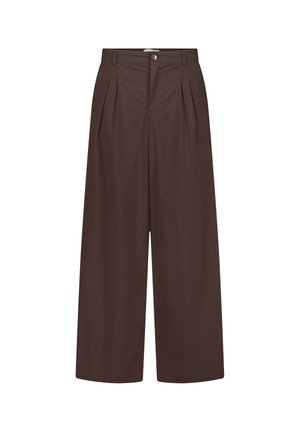 Cartoon, CARTOON MIT BUNDFALTEN CASUAL-HOSE - Pantalon classique - dunkelbraun