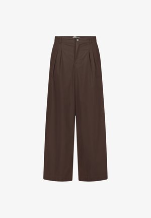 Cartoon, CARTOON MIT BUNDFALTEN CASUAL-HOSE - Pantalon classique - dunkelbraun