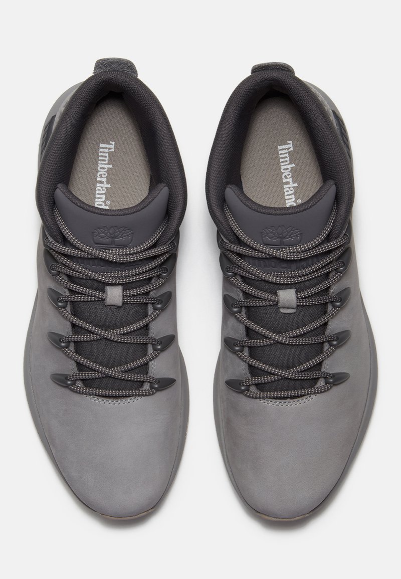 Timberland MID LACE SNEAKER - Tenisky - lt grey nubuck w lt grey