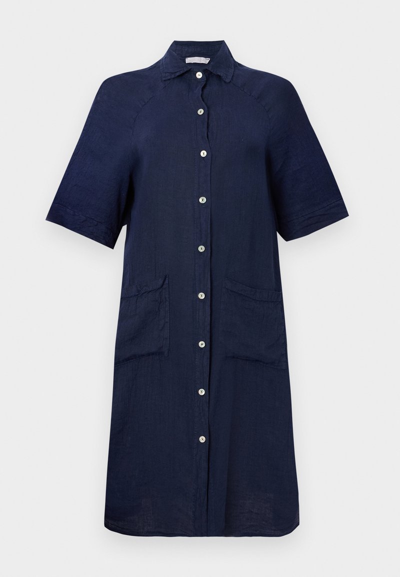 Le Monde du Lin Blousejurk donkerblauw Le Monde du Lin Blousejurk donkerblauw