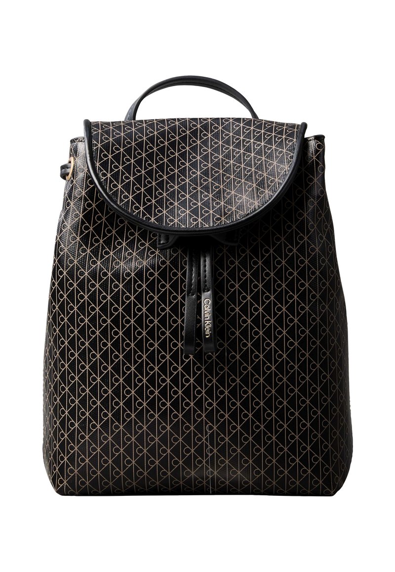 Calvin Klein EMBLEM MINI BACKPACK - Rucksack - black - Zalando.co.uk