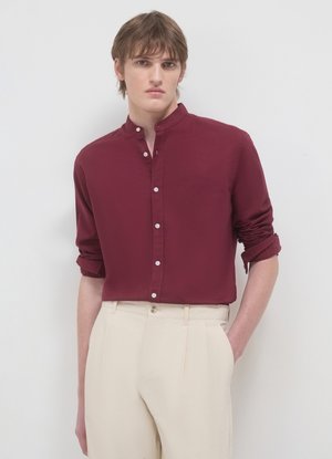 COREANA - Camicia - bordeaux
