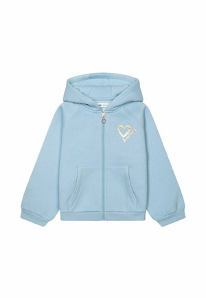 MINOTI Sudadera con cremallera - light blue