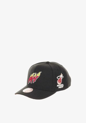 Mitchell & Ness MIAMI HEAT NBA ICON GRAIL PRO SNAPBACK HARDWOOD CLAASIC PRO CROWN FIT - Cap - schwarz