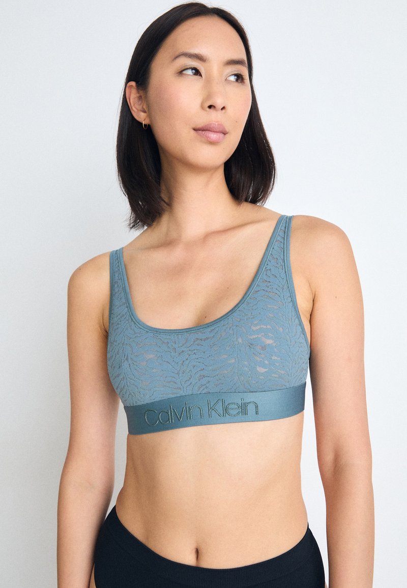 Calvin Klein Underwear UNLINED BRALETTE ULTRA SOFT LACE - Topp - blue
