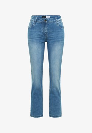 Cecil, MID WAIST STRAIGHT LEG JEANS IM CASUAL FIT - Jean slim - light blue wash