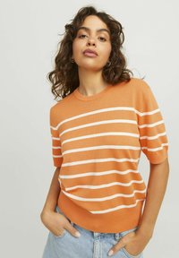 JJXX LAYLA COMFY - T-shirt print - tangerine