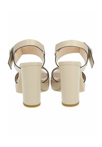 NeroGiardini Sandali con tacco - nappa lino poli plato ric