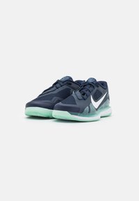 Nike Performance COURT AIR ZOOM VAPOR PRO - Sapatilhas de ténis para vários pisos - obsidian/white/mint foam