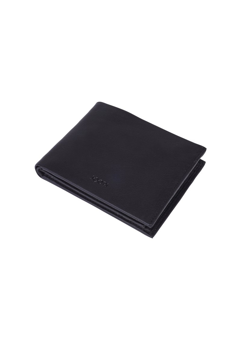JOOP! Men's Pero Typhon Billfold Wallet - Genuine Leather, 8 Card Slots, Black, Classic Bifold