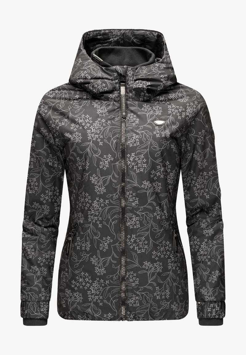 Ragwear DIZZIE MARINA - Winterjacke - black print