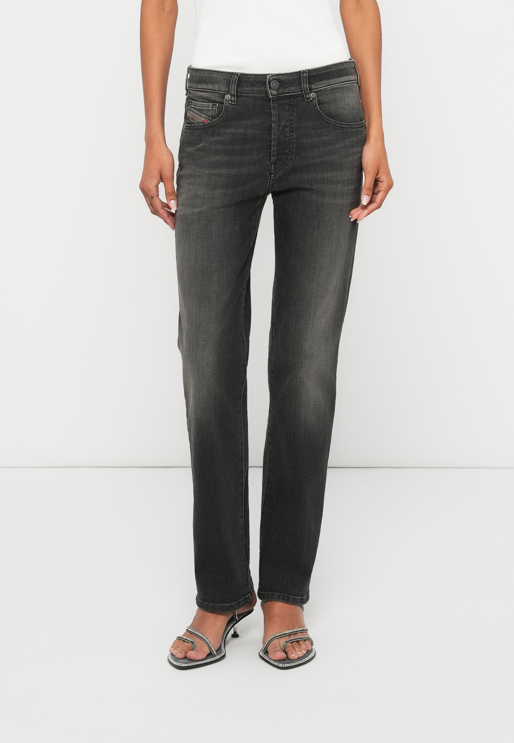 Diesel MINE - Straight leg jeans - black/black denim - Zalando.co.uk