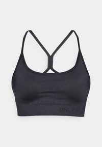ONPDEFY-2 STRING SEAM BRA - Αθλητικό σουτιέν ελαφριάς στήριξης - black