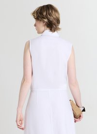 Calliope SMANICATA MISTO CON NODO - Top - bianco ottico