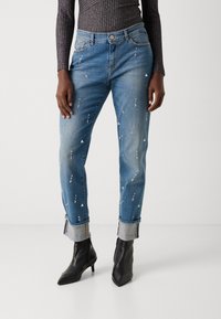 Marc Cain Tiesaus kirpimo džinsai - vintage blue