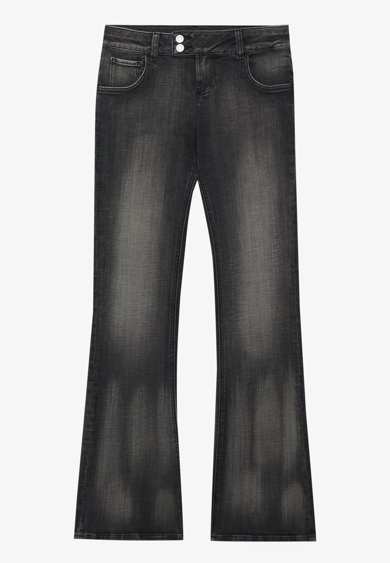 Jean Bootcut Noir W Taille 28 - Jambe 33, Délavé, Coton, Occasion Très Bon état Pour Femme