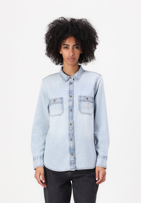 REGULAR - Hemdbluse - river light