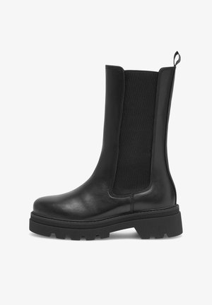 Woden Plateaustiefelette - black