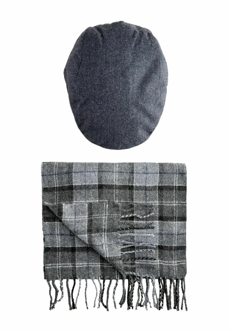 EURKEA Sciarpa Uomo In 100% Lana – Grigio – Confezione Regalo – Taglia Unica