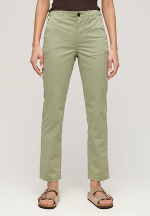 Superdry & Co, MID RISE - Pantalones chinos - dusty mint green