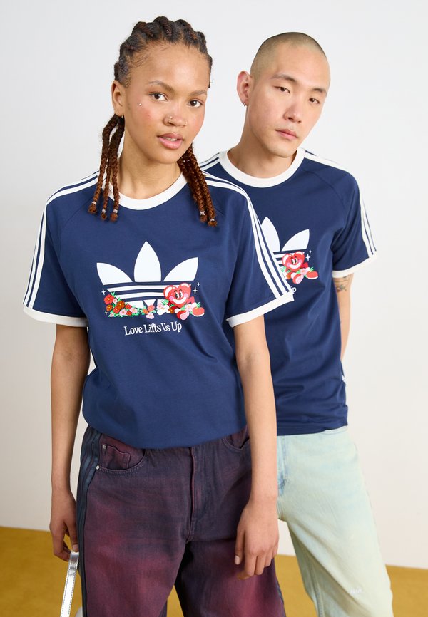 CALI TEE UNISEX - Print T-shirt - night indigo4