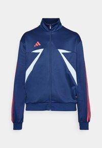 HOUSE OF TIRO NATIONS PACK TRACK - Training jacket - dark blue/glow blue/semi lucid red