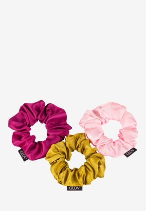 SCRUNCHIES SATIN PINK SET - Hair styling accessory - pink
