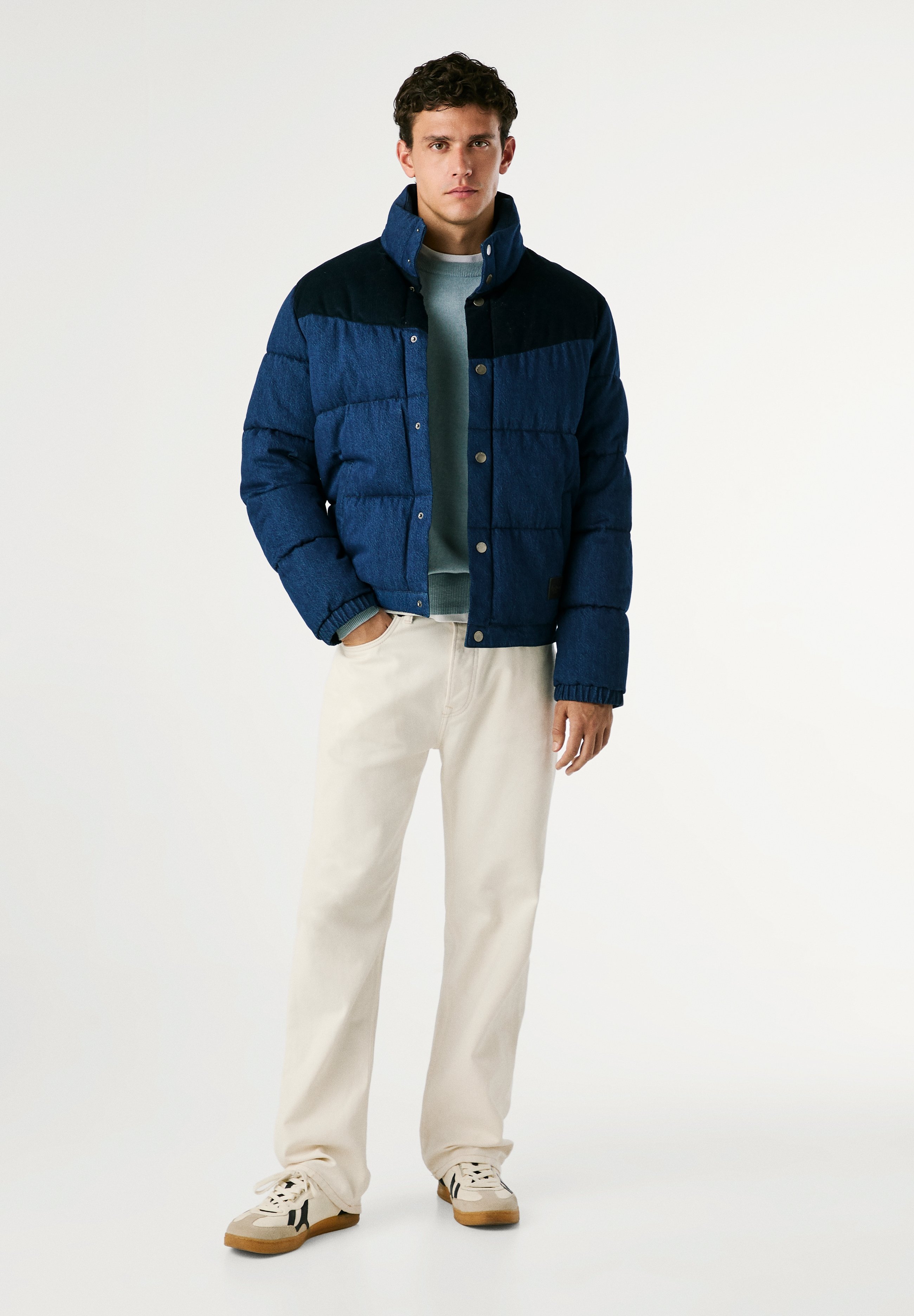Pepe Jeans Down coat - denim/blue denim - Zalando.co.uk
